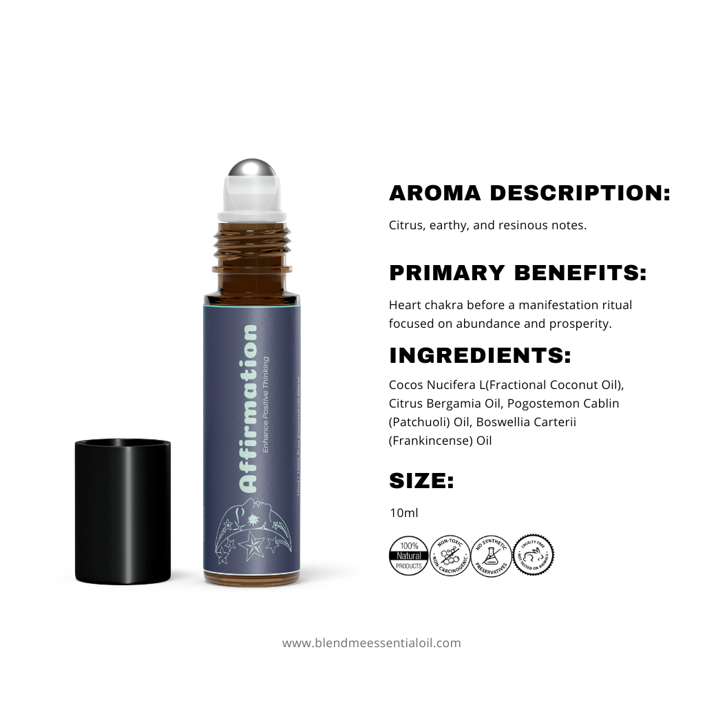 Affirmation Essential Oil Roller Blends 10ml