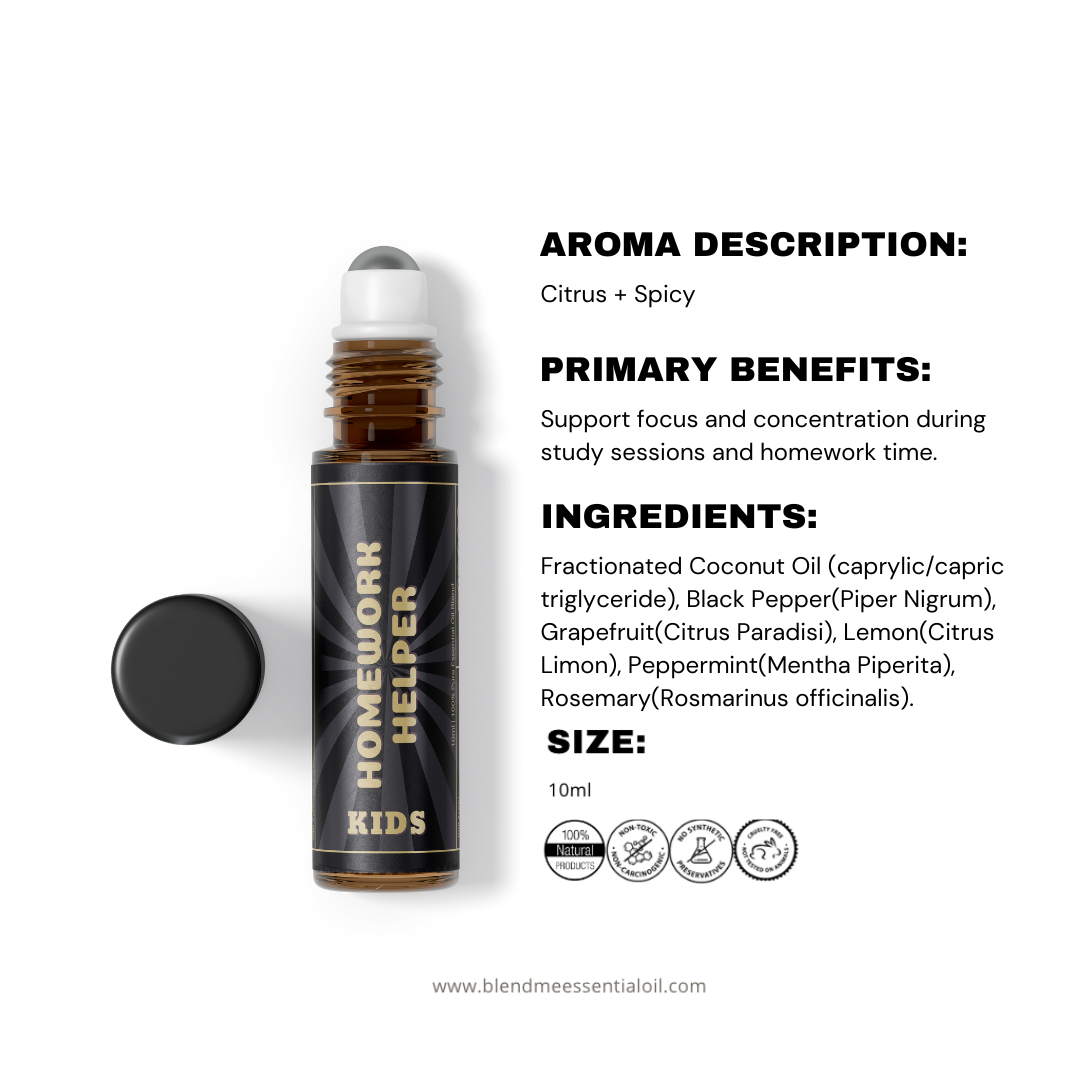 Homework Helper Essential Oil Roller Blend 10ml