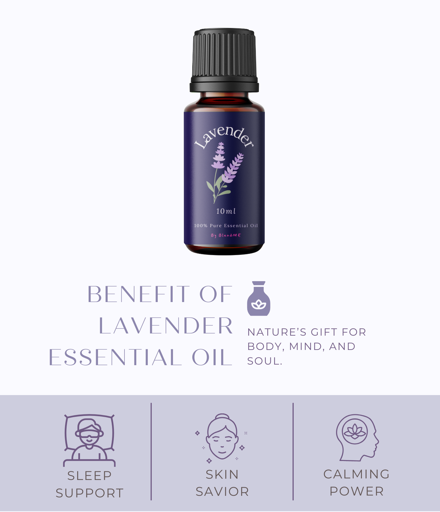 True Lavender Oil (France) 10ml (Undiluted) 法国薰衣草油