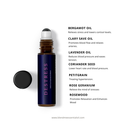 Destress Essential Oil Roller Blends 10ml