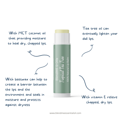 Tropical Tea Tree Lip Balm 5g 天然茶树润唇膏