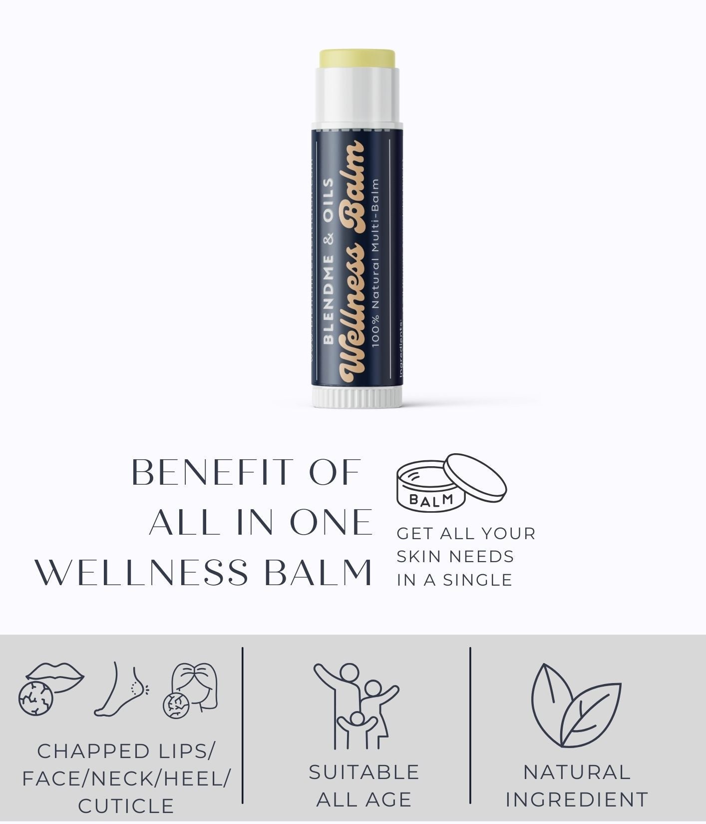 Wellness Multi-Balm Stick 5g (Pocket-Sized) 全效精油護理膏棒